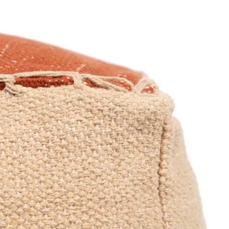 puff tejido a mano 40x40x40 cm