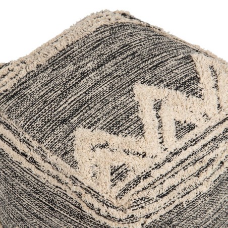 puff tejido a mano 40x40x40 cm