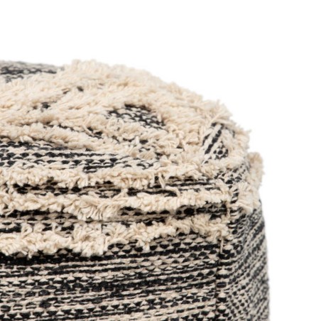 puff tejido a mano 40x40x40 cm