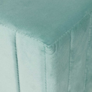 puff velvet con patas metal 40x40x41 cm 2