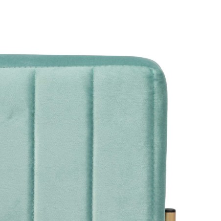 puff velvet con patas metal 40x40x41 cm