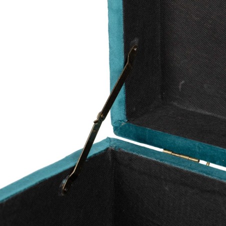 set 3 puffs velvet 80x40x44/36x36x34/36x36x34 cm