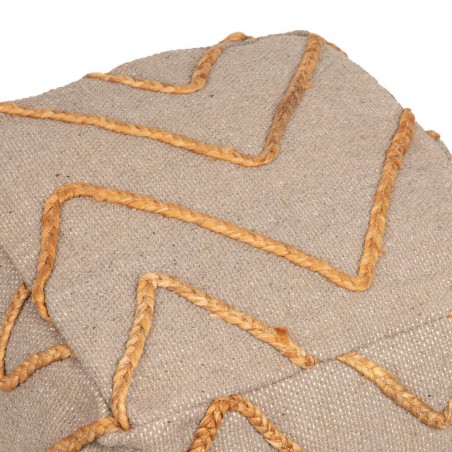 puff tejido a mano 40x40x40 cm