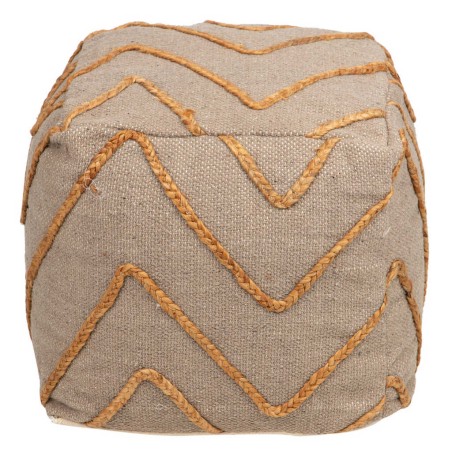 puff tejido a mano 40x40x40 cm