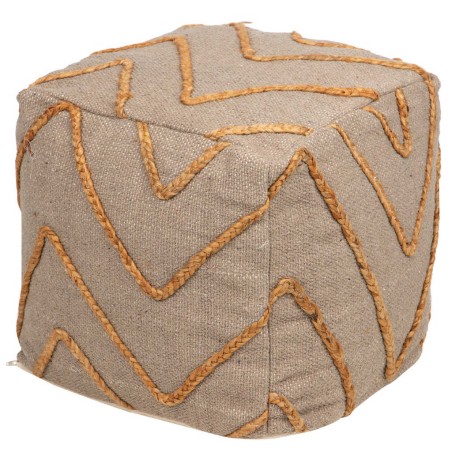 puff tejido a mano 40x40x40 cm