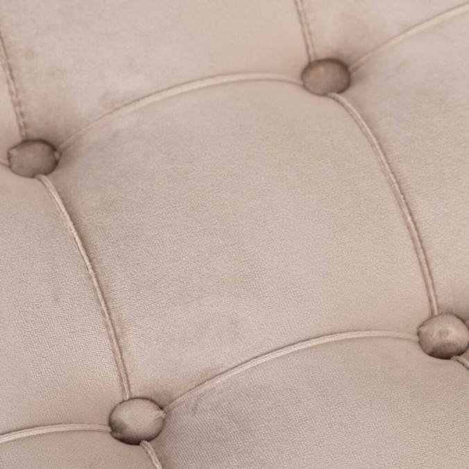 set 3 puffs velvet 80x80x43,5-60x60x39-40x40x34 cm