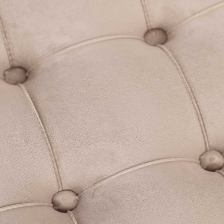 set 3 puffs velvet 80x80x43,5-60x60x39-40x40x34 cm