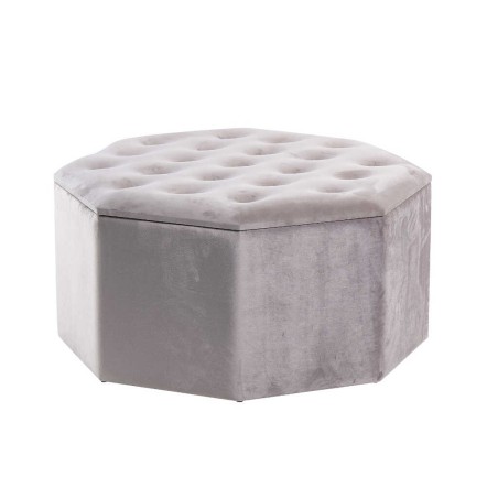 puff zapatero hexagonal velvet 80x80x42 cm 
