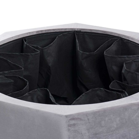 puff zapatero hexagonal velvet 80x80x42 cm 