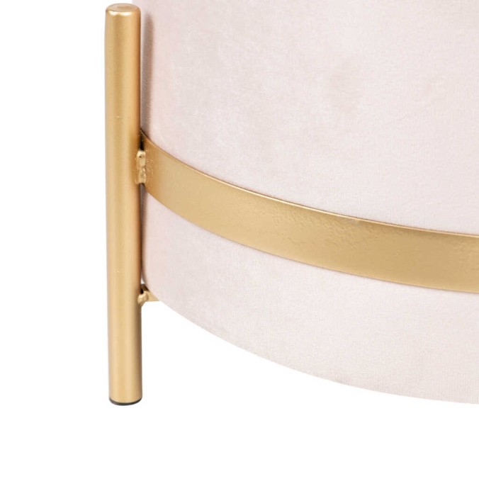 puff velvet con patas metal 35x35x40 cm puff velvet con patas metal 35x35x40 cm