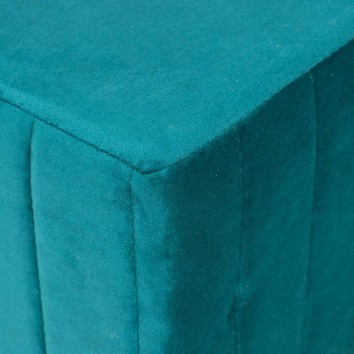 puff velvet con patas metal 40x40x41 cm 2