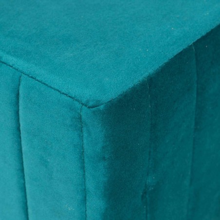 puff velvet con patas metal 40x40x41 cm