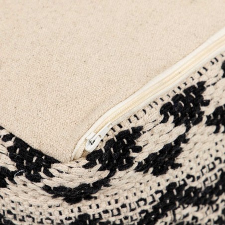 puff tejido a mano 40x40x40 cm