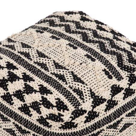 puff tejido a mano 40x40x40 cm