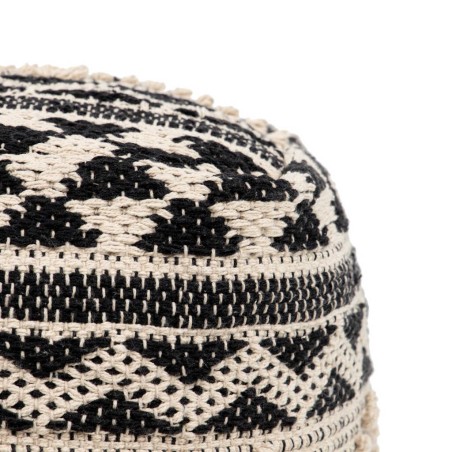 puff tejido a mano 40x40x40 cm