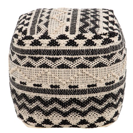 puff tejido a mano 40x40x40 cm