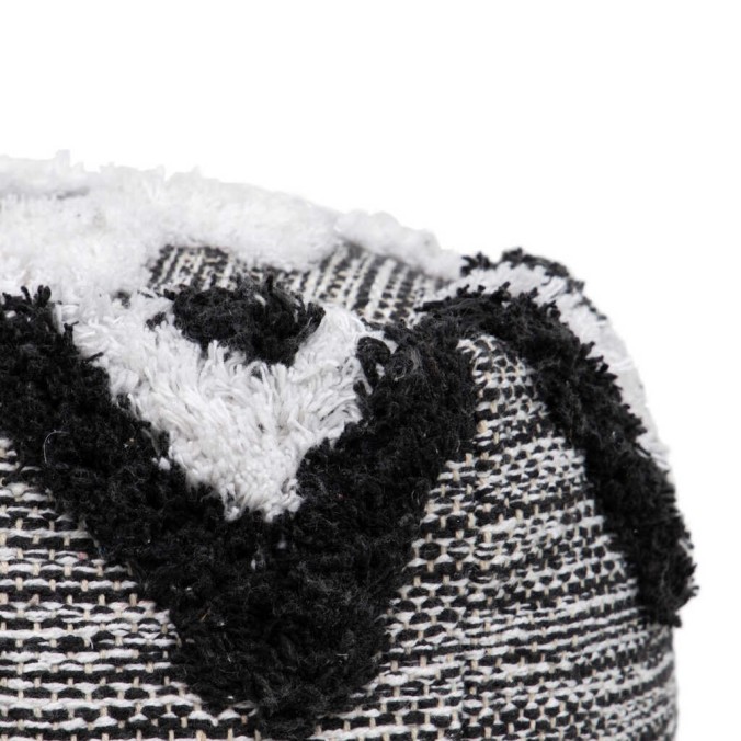 puff tejido a mano 40x40x40 cm