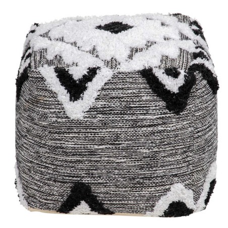 puff tejido a mano 40x40x40 cm