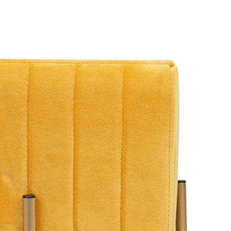 puff velvet con patas metal 40x40x41 cm