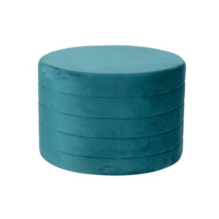 set 3 puffs velvet 80x80x45/60x60x40/40x40x35 cm