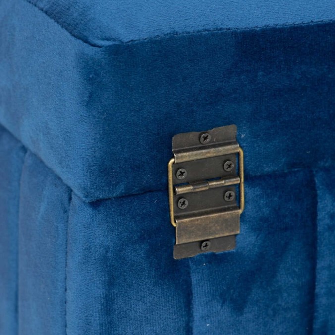 set 3 puffs velvet 80x40x44/36x36x34/36x36x34 cm