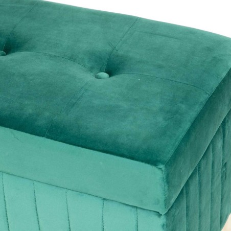 set 3 puffs velvet 80x40x44/36x36x34/36x36x34 cm