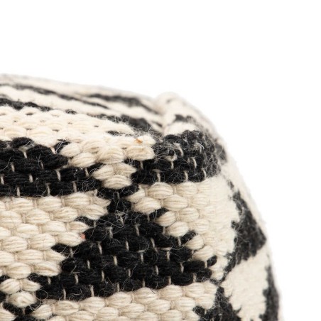 puff tejido a mano 40x40x40 cm