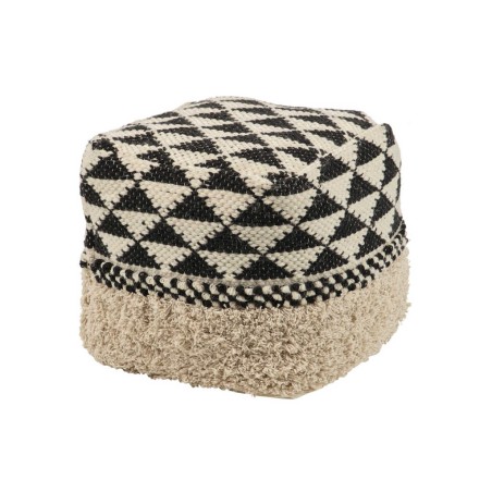 puff tejido a mano 40x40x40 cm