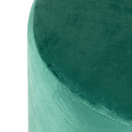 puff velvet con patas metal 35x35x40 cm