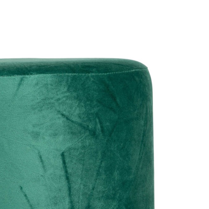 puff velvet con patas metal 35x35x40 cm puff velvet con patas metal 35x35x40 cm