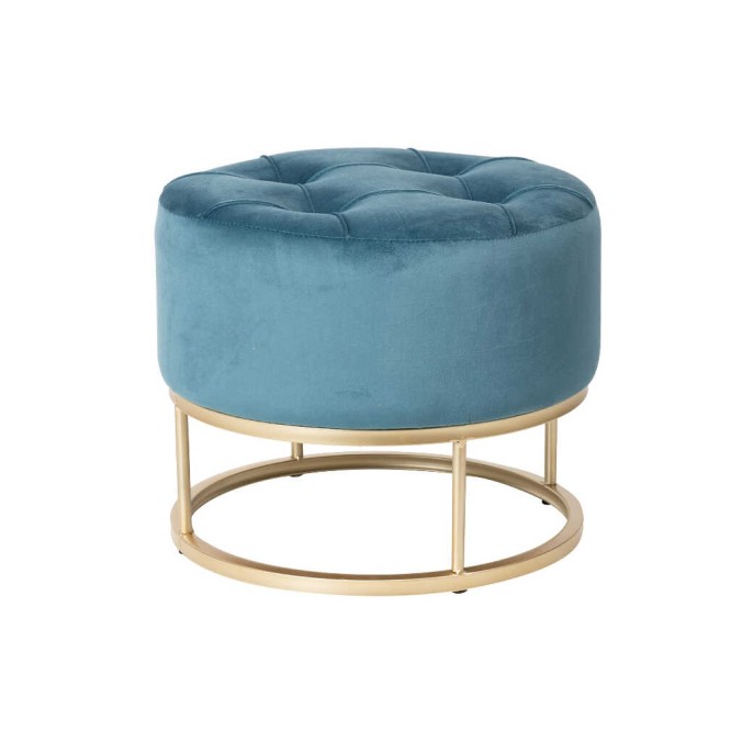 set 3 puffs velvet 80x80x43,5-60x60x39-40x40x34 cm