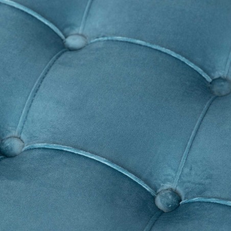 set 3 puffs velvet 80x80x43,5-60x60x39-40x40x34 cm