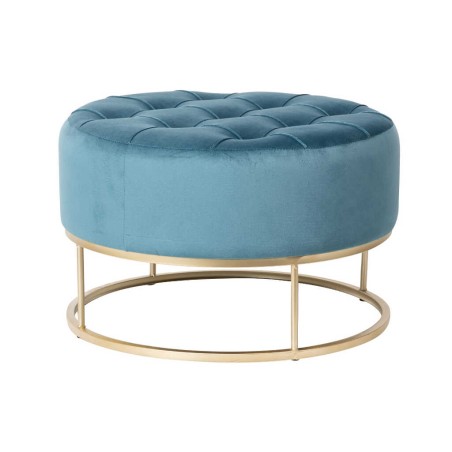 set 3 puffs velvet 80x80x43,5-60x60x39-40x40x34 cm