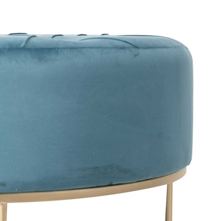 set 3 puffs velvet 80x80x43,5-60x60x39-40x40x34 cm