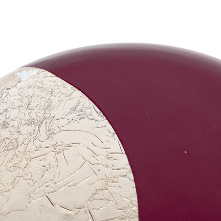 taburete / mesa aux. metal granate 30x30x40 cm