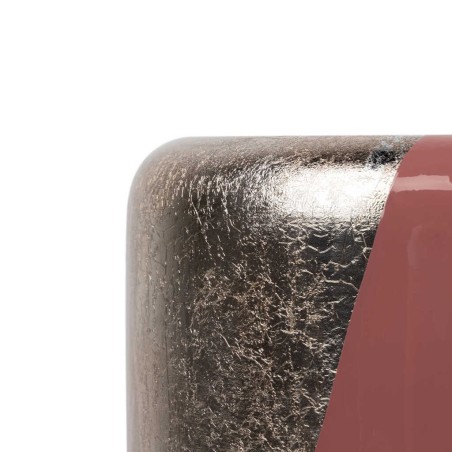 taburete / mesa aux. metal granate 34x34x45 cm