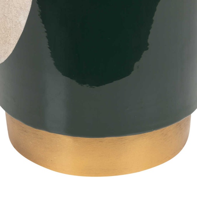 taburete / mesa aux. metal verde 30x30x40 cm