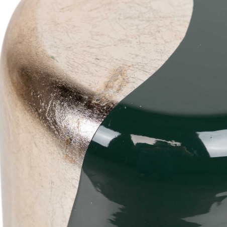 taburete / mesa aux. metal verde 30x30x40 cm