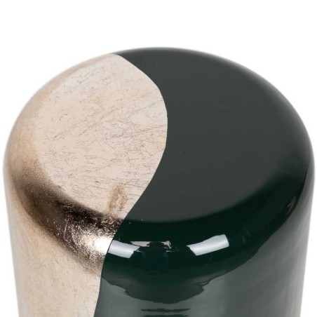 taburete / mesa aux. metal verde 30x30x40 cm