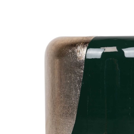 taburete / mesa aux. metal verde 30x30x40 cm