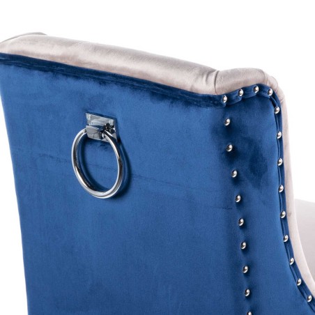 taburete cocina azul-gris c/tirador 48x53x104cm