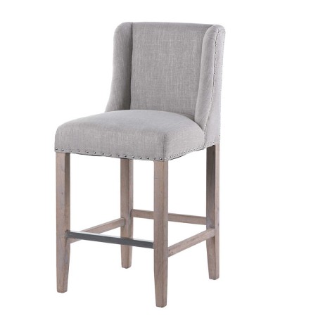 taburete cocina gris con tirador 48x53x104 cm