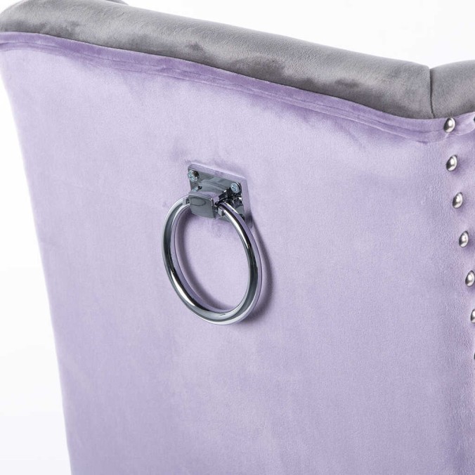 taburete cocina gris lila tirador 48x53x104cm