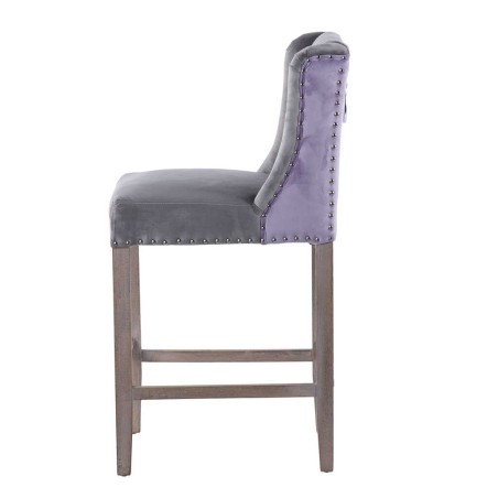 taburete cocina gris lila tirador 48x53x104cm