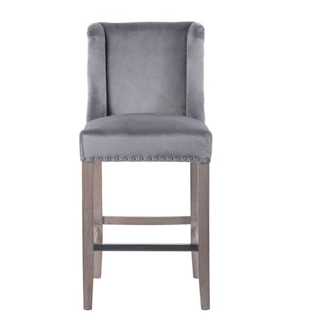 taburete cocina gris lila tirador 48x53x104cm