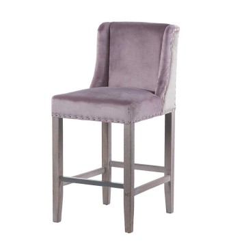 taburete cocina lila-gris c/tirador 48x53x104cm