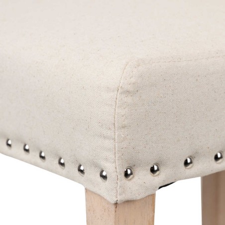 taburete cocina lino beige 47x52x102cm