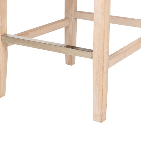 taburete cocina lino beige 47x52x102cm