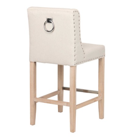 taburete cocina lino beige 47x52x102cm