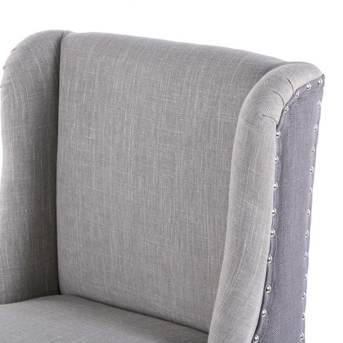 taburete cocina lino gris con tirador 48x53x104 cm